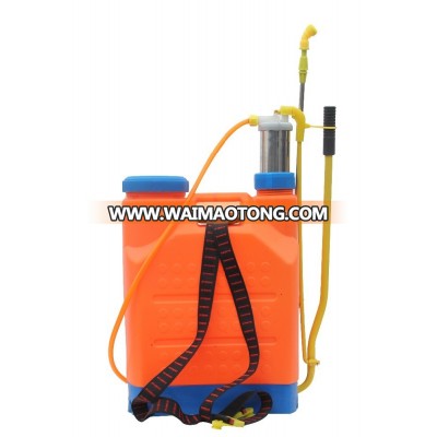 Manual Knapsack sprayer with SS air chamber by 20 liter